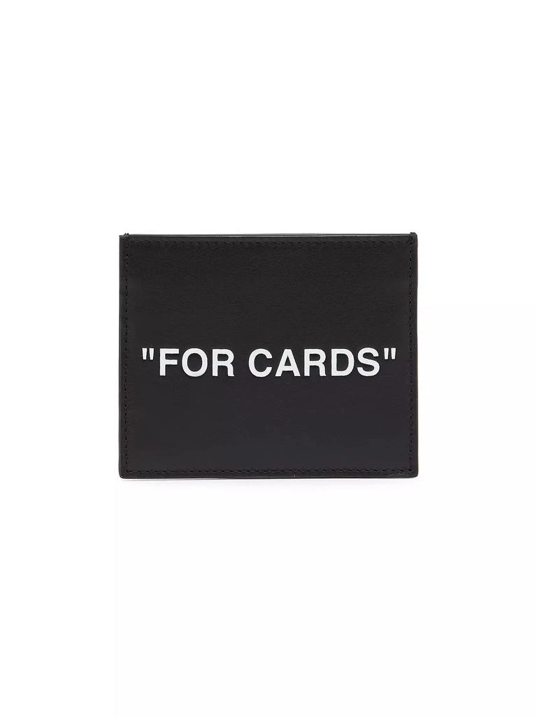Off-White Quote Card Case Wallet 1