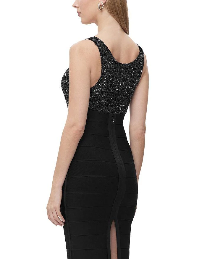 Herve Leger The Fiona Sequin Top 3