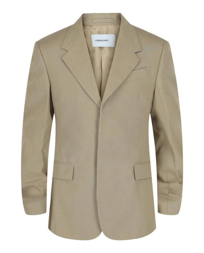 Salvatore Ferragamo Single-Breasted Blazer 1