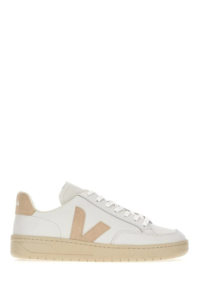 Veja White Leather V-12 Sneakers 1