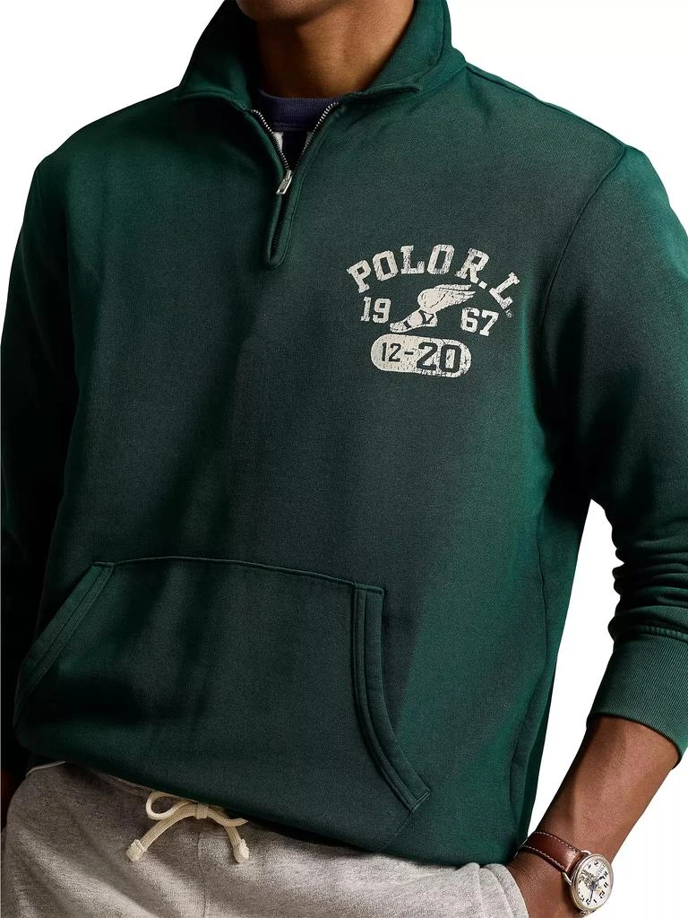 Ralph Lauren Quarter-Zip Fleece Sweatshirt 5