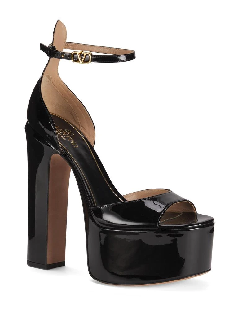 Valentino Tan-Go 155MM Patent Leather Platform Sandals 2
