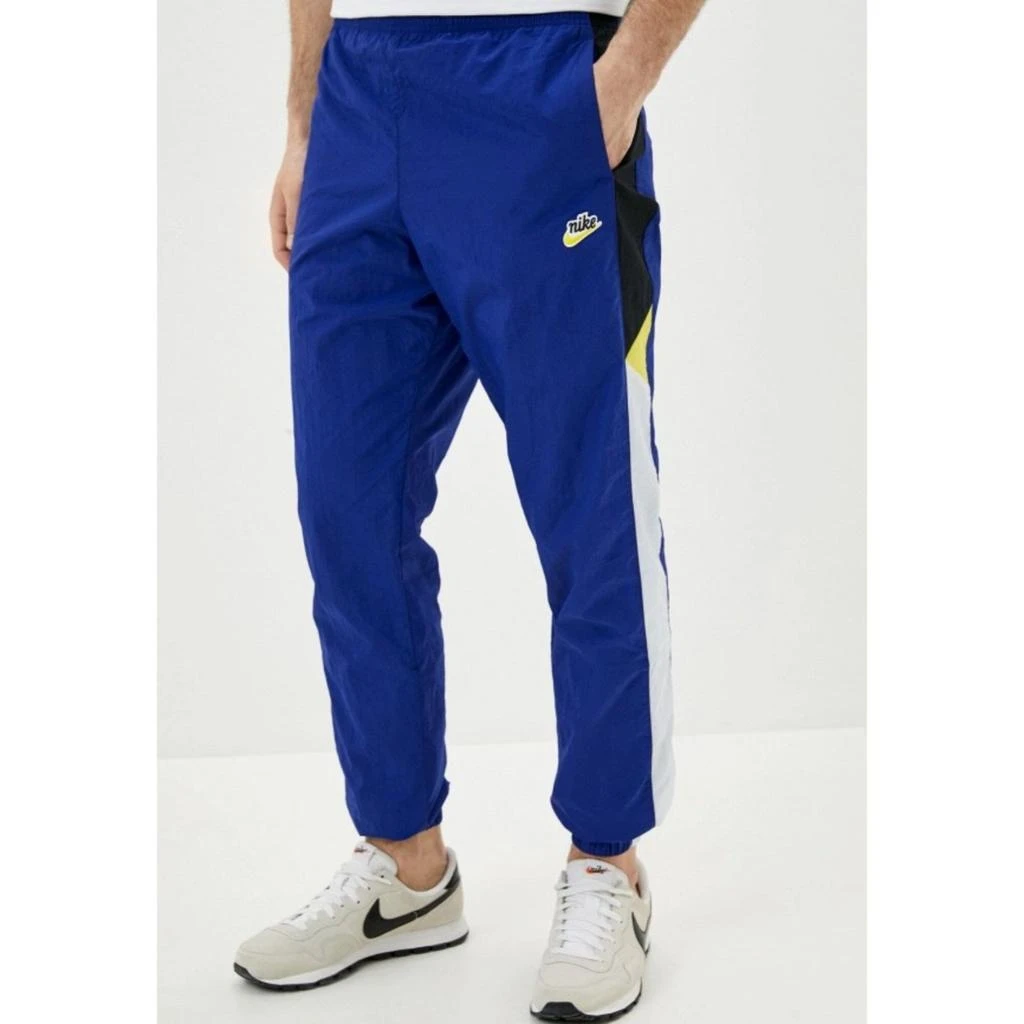 NIKE Sportswear Heritage Windrunner Pants Blue/Yellow CJ5484-455