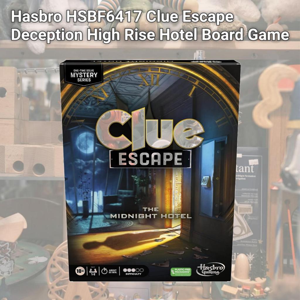 Hasbro Clue Escape Deception High Rise Hotel Board Game