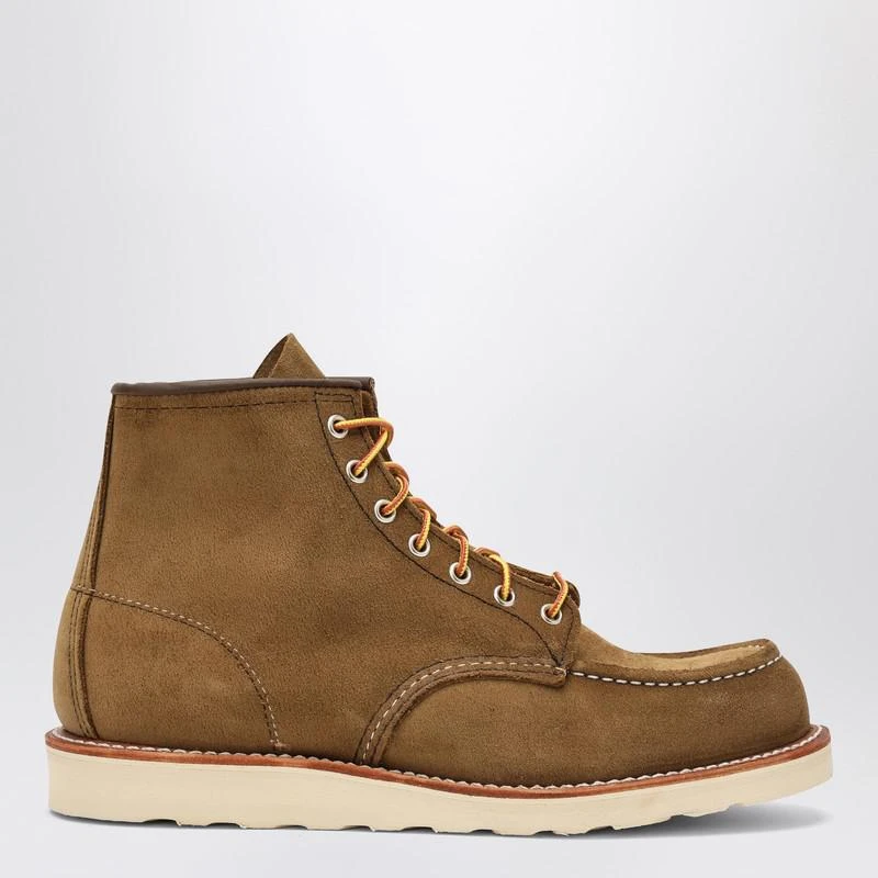 Red Wing Classic Moc olive suede boot 1