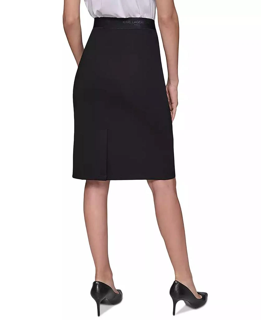 Karl Lagerfeld Paris Women's Compression Pull-On Pencil Skirt 2