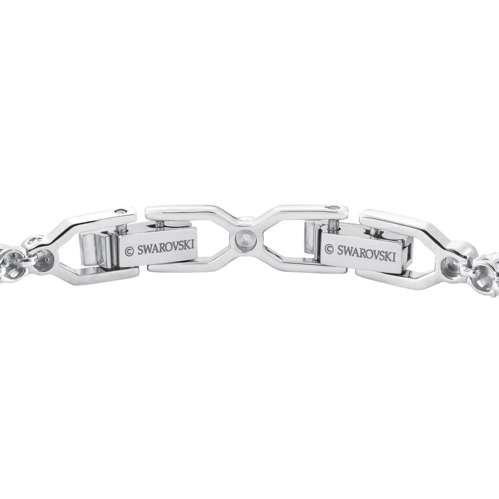 Swarovski Emily tennis bracelet round cut white rhodium plated 9