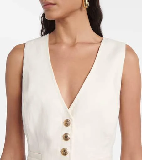 Zimmermann Crush linen vest 4