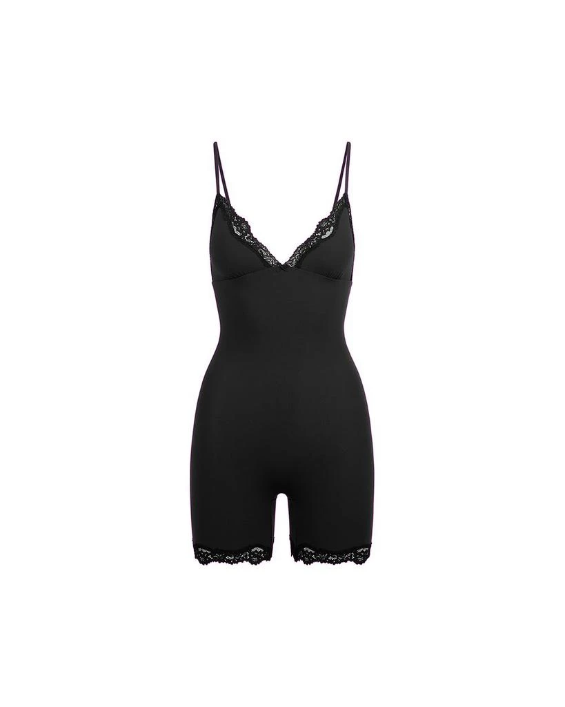 SKIMS Fits Everybody Lace Triangle Onesie Bodysuit 1
