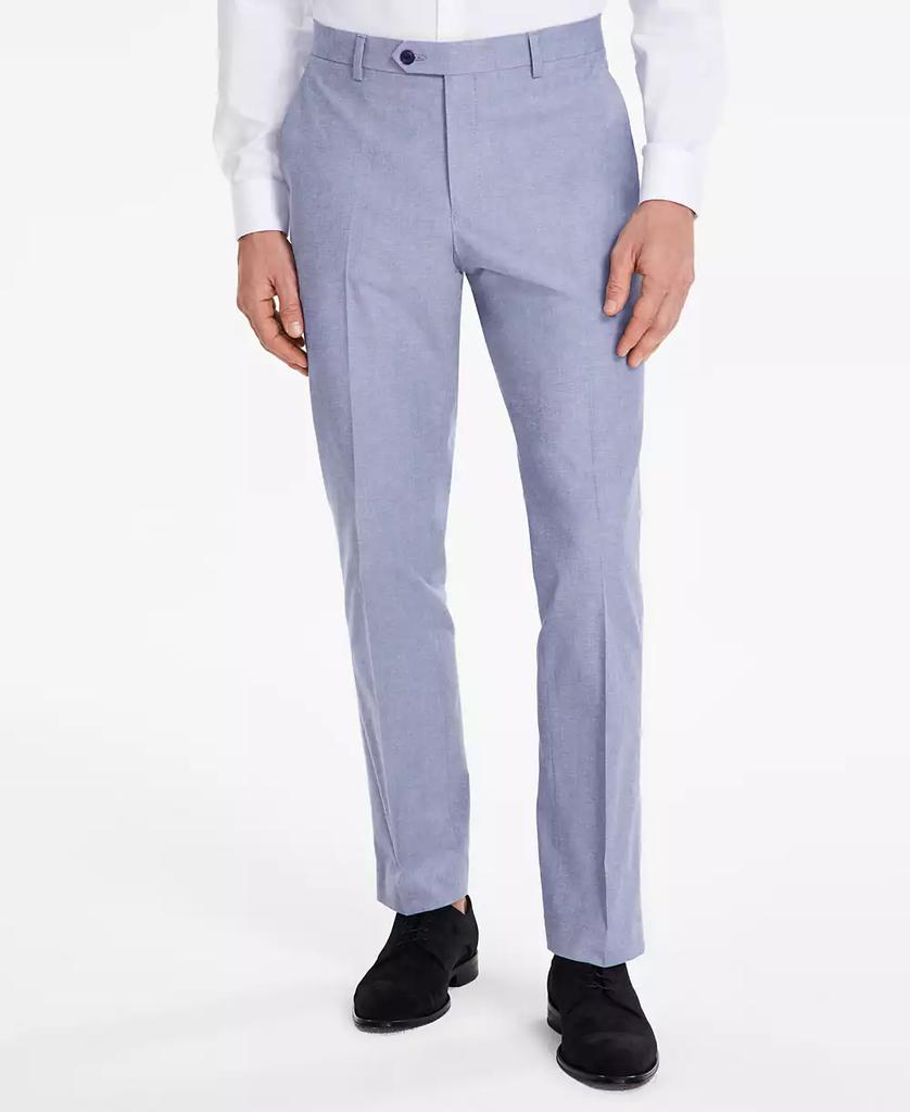 Tommy Hilfiger Men's Modern-Fit TH Flex Stretch Chambray Suit Separate Pants
