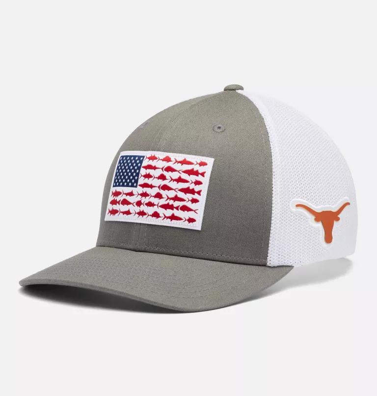 Columbia Columbia PFG Mesh  Fish Flag Ball Cap - Texas-