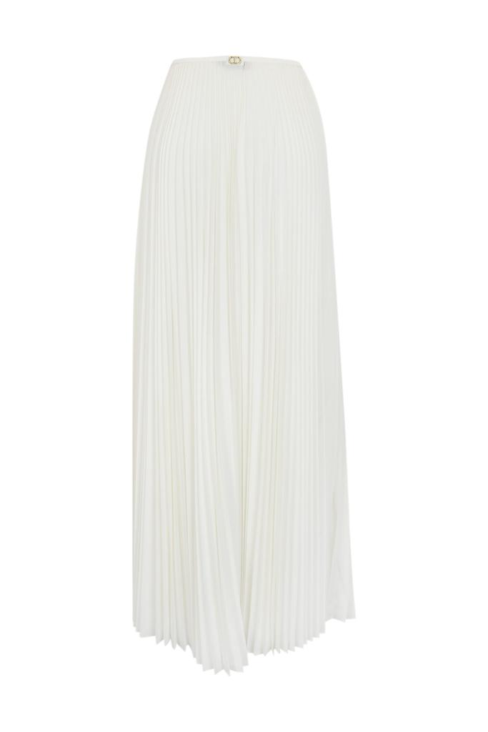 TWINSET Pleated Skirt In Crepe De Chine