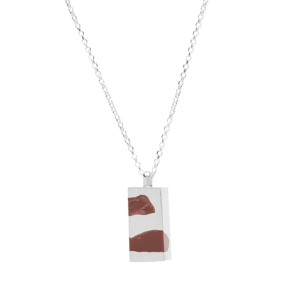 Ellie Mercer Ellie Mercer Two Piece Cuboid Pendant Necklace 2