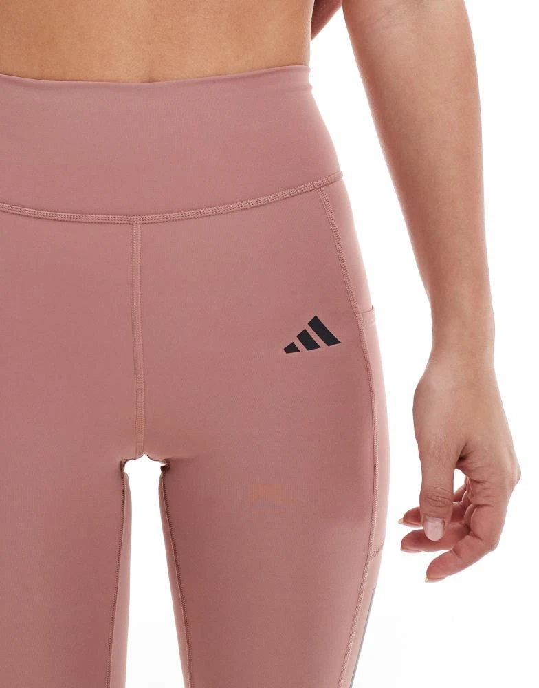 Adidas adidas Training Optime stripe full length leggings in - Main Image