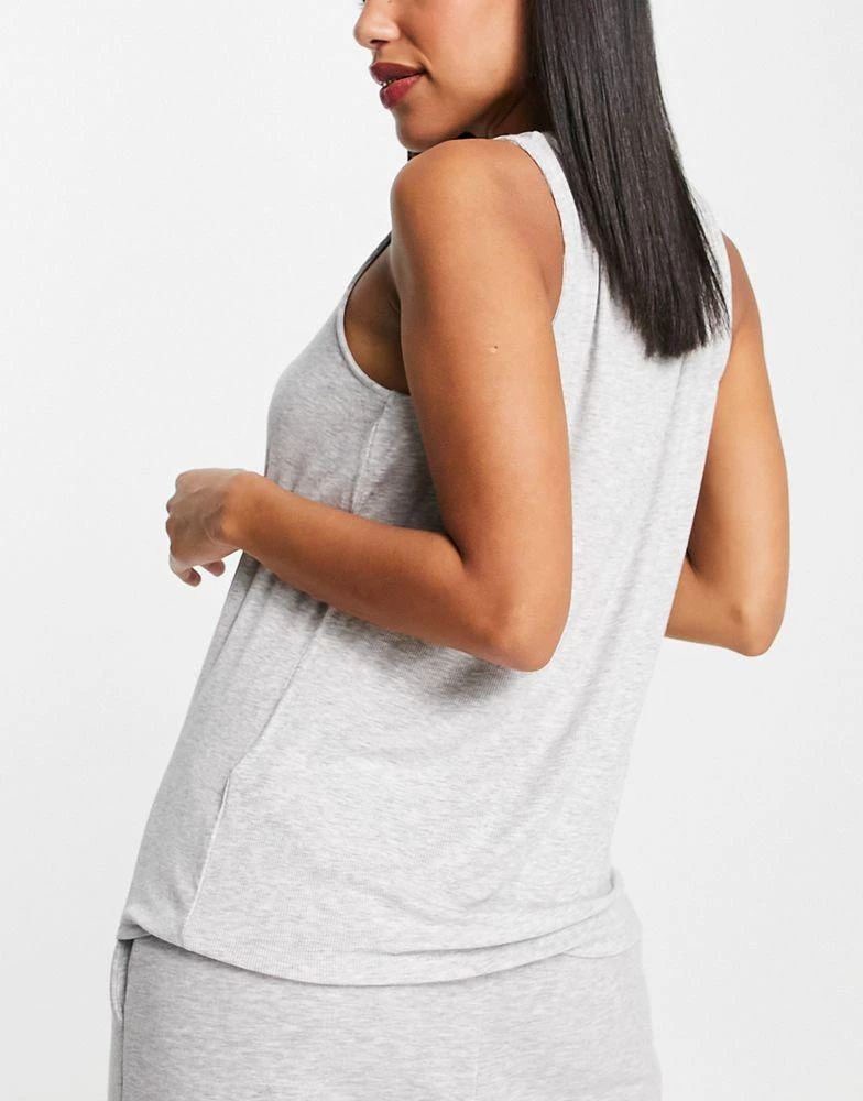 DKNY DKNY Sleepwear tank in grey heather 3
