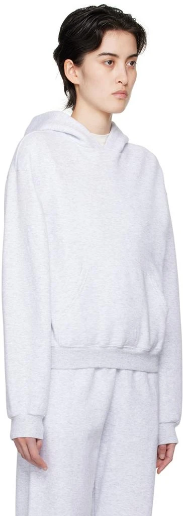 SKIMS Gray Cotton Fleece Classic Hoodie 2