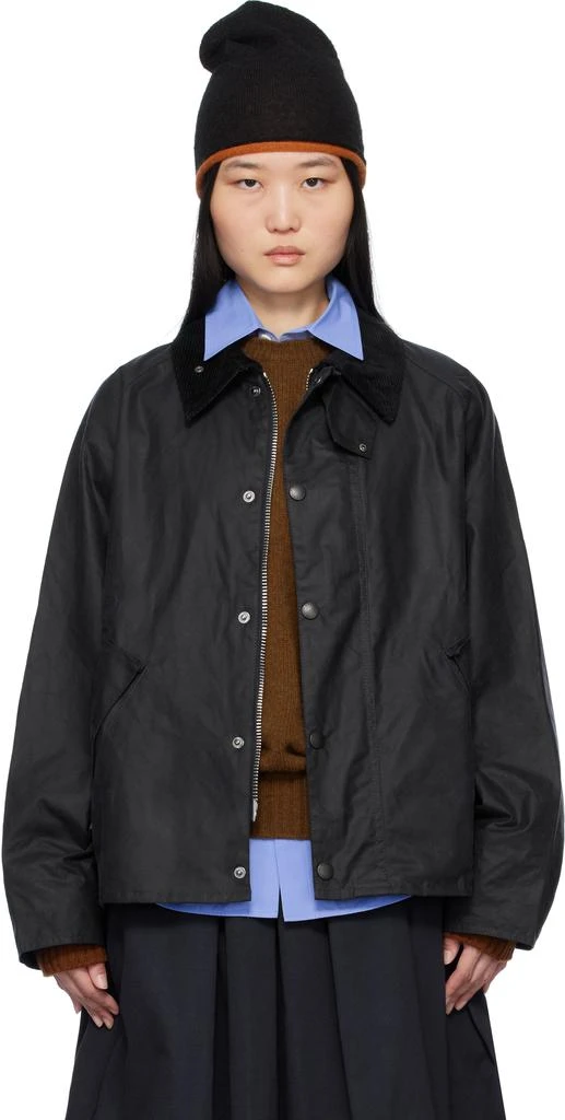 Barbour Navy Transport Wax Jacket 1