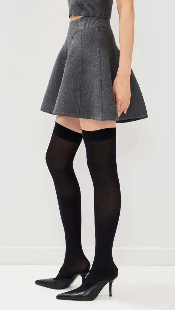 Fleur du Mal Knit Flare Mini Skirt 4