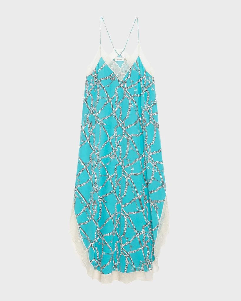 ZADIG & VOLTAIRE Ristyl Chain Silk Slip Dress 1