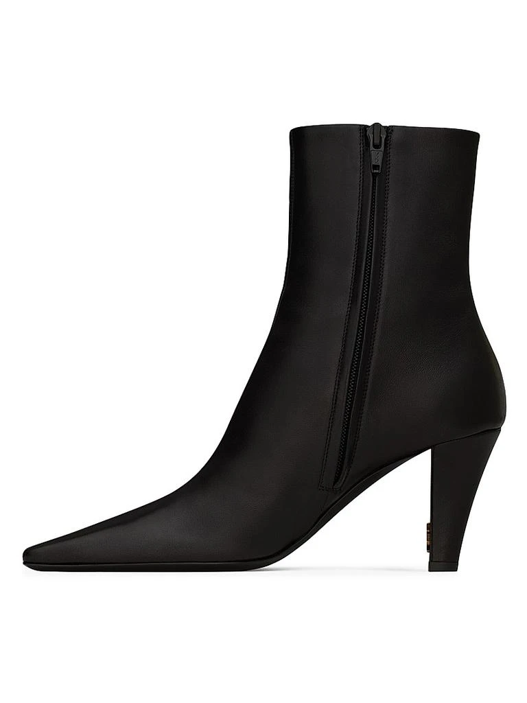 Yves Saint Laurent Jill Booties in Smooth Leather 3