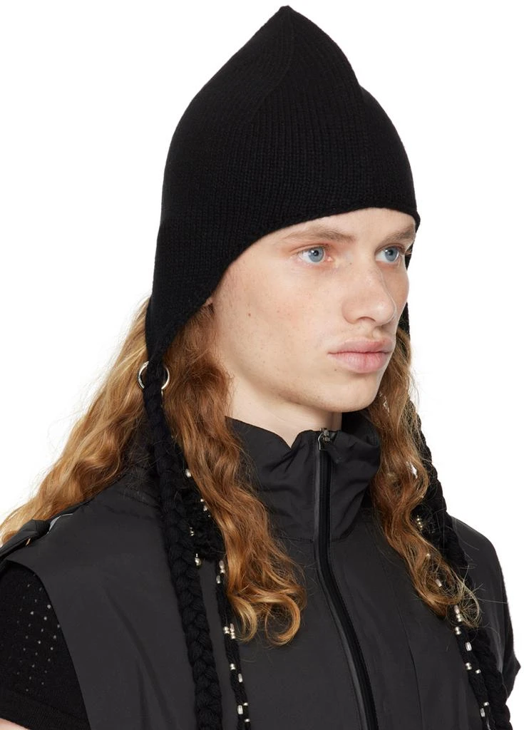 Hyein Seo Black Tassel Charm Beanie 2