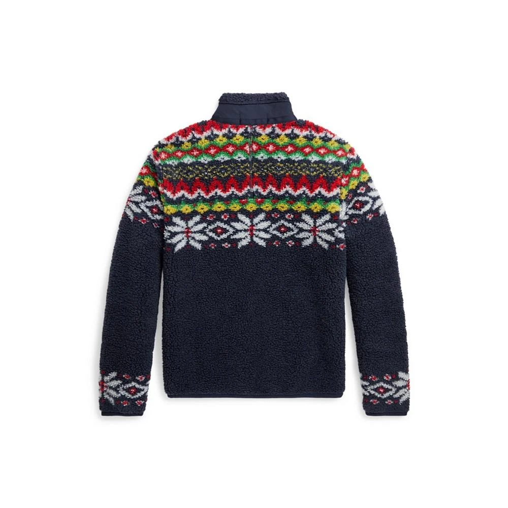 Polo Ralph Lauren Big Boys Fair Isle Teddy Fleece Jacket 2