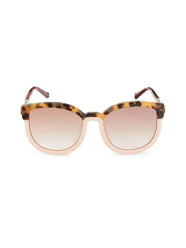 Karen Walker Super Hybrid 57MM Clubmaster Sunglasses 1