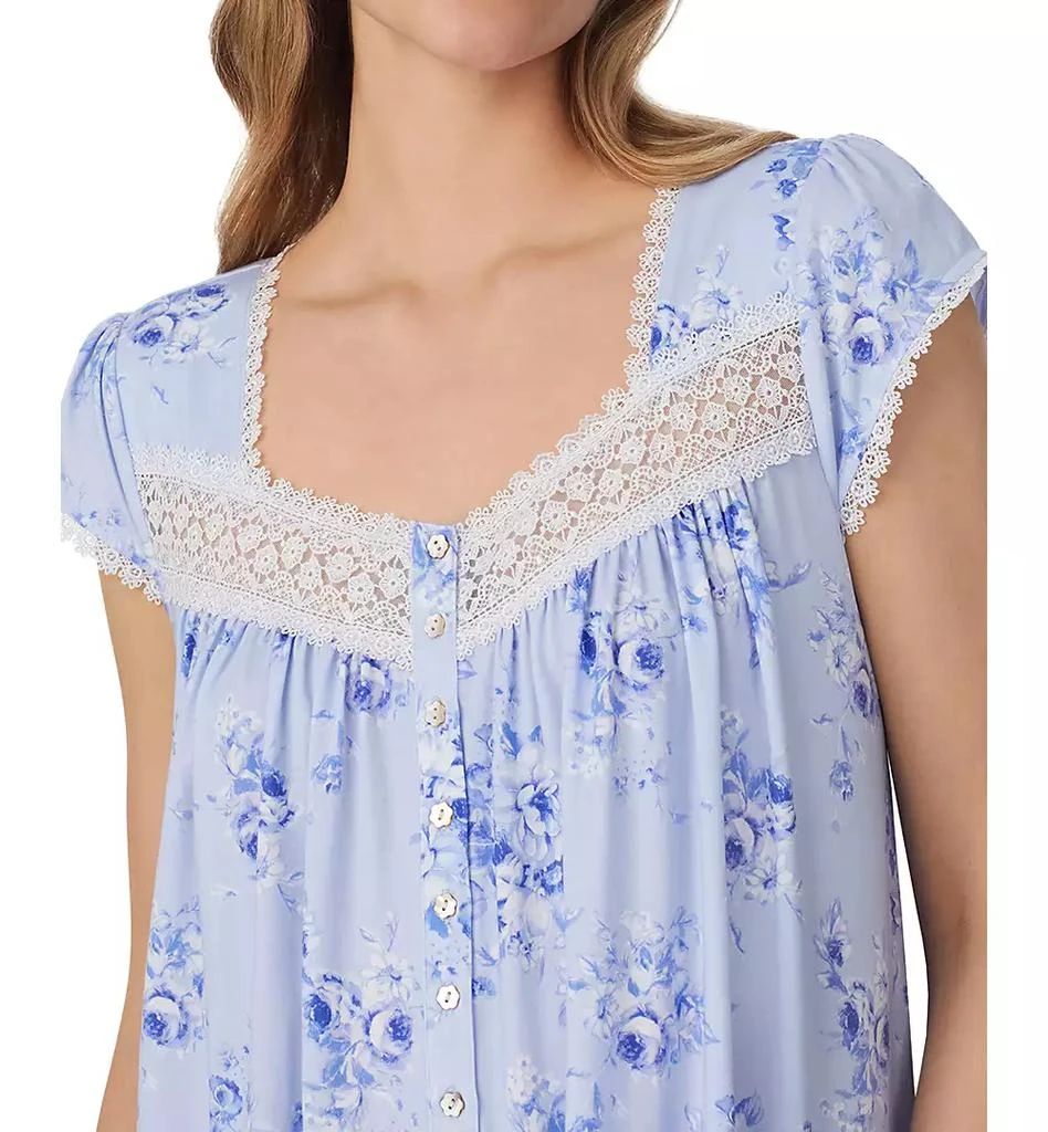 Eileen West Women's Floral Cap-Sleeve Waltz Nightgown 3