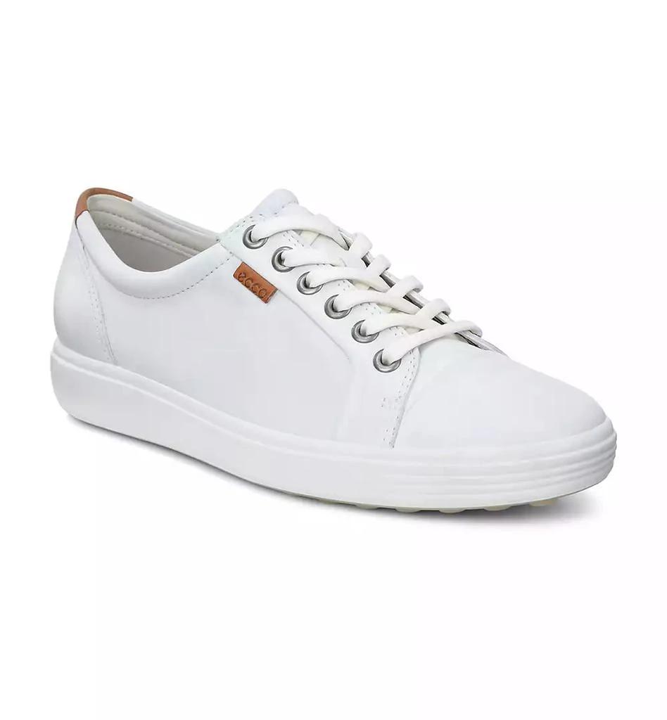 ECCO Soft 7 Leather Lace-Up Casual Sneakers 1