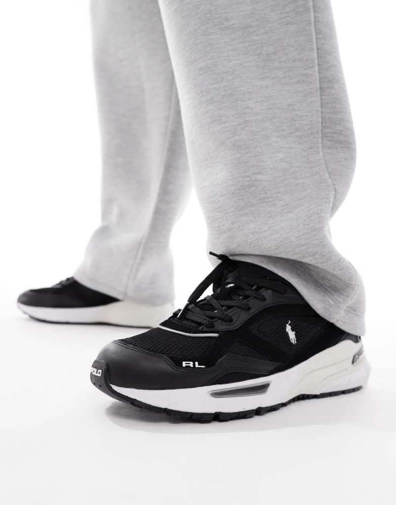 Ralph Lauren Polo Ralph Lauren Trackstr 275 trainer in black and white 1