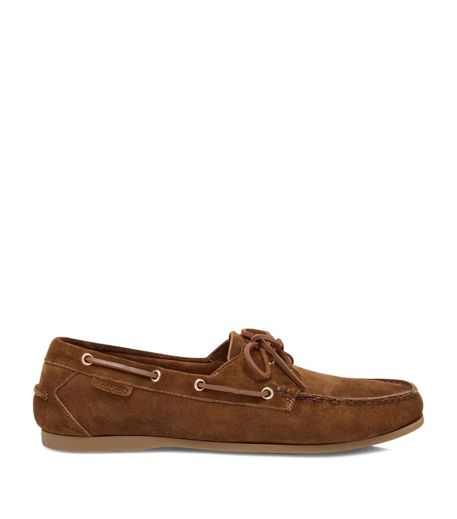 Tom Ford Nubuck Leather Boat Shoes 1