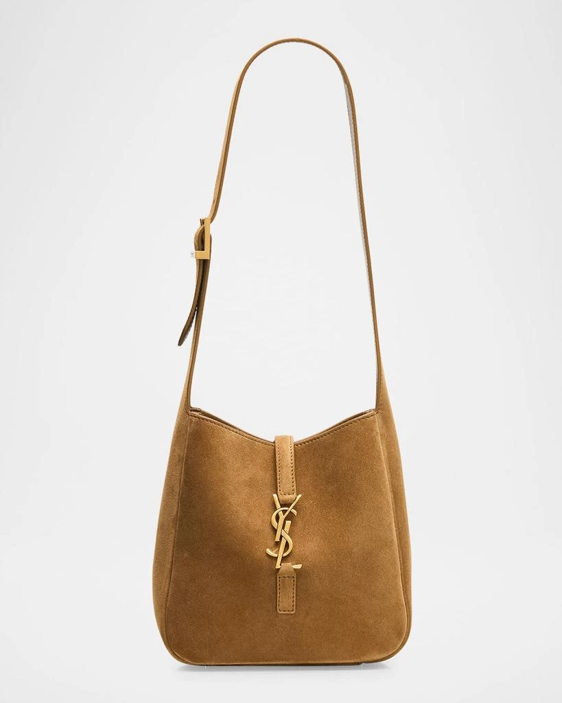 Yves Saint Laurent Le 5 A 7 Baby YSL Hobo Bag in Suede 1