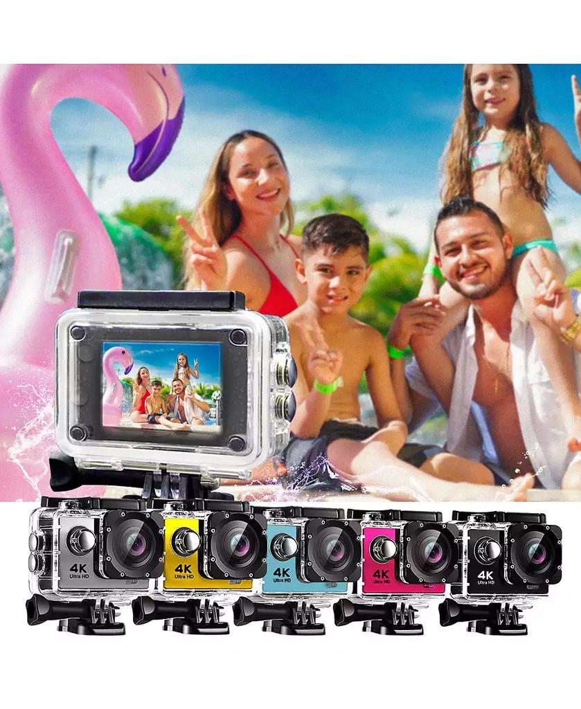 Seamless Outdoors SCUBA CAM – WiFi Waterproof action sport camera Blue