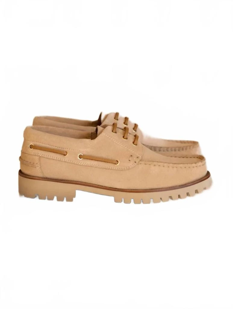 Bobbies Women's Betlem Boat Shoes In Soft Sand 5