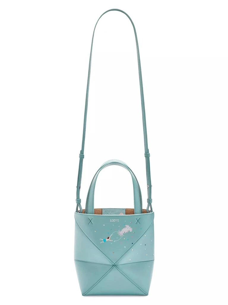 Loewe Suna Fujita x LOEWE Squid Mini Puzzle Fold Leather Tote 7