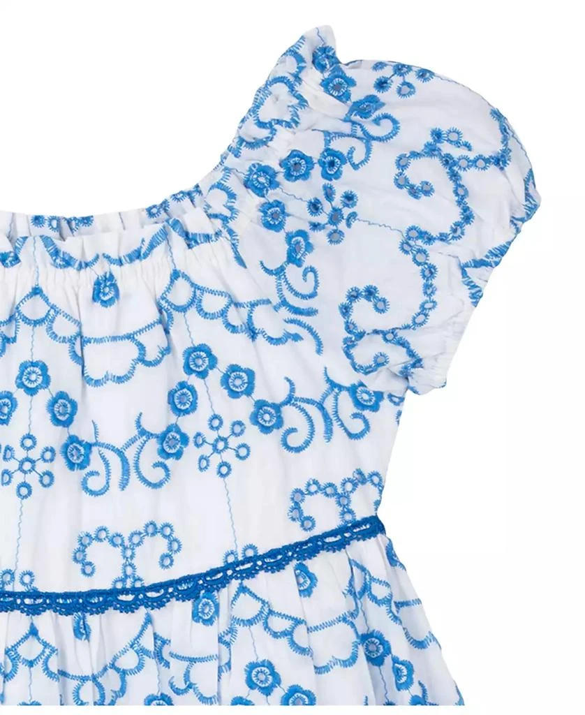 Rare Editions Toddler & Little Girls Embroidered Eyelet Dress 5