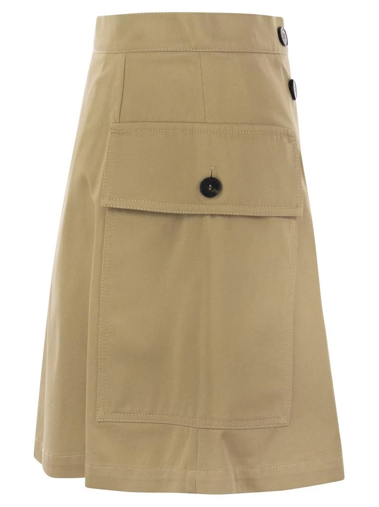 Weekend Max Mara Weekend Max Mara Zebio Button Detailed Mini Skirt 3