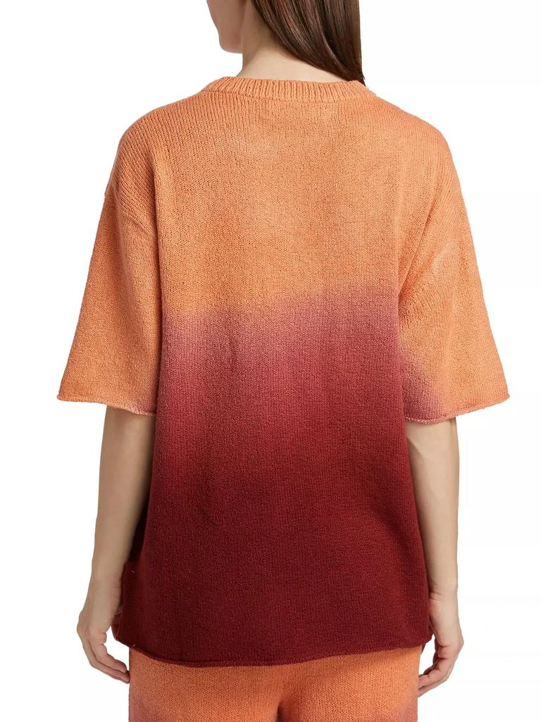 The Elder Statesman Nora Lite Dip Knit T-Shirt 5