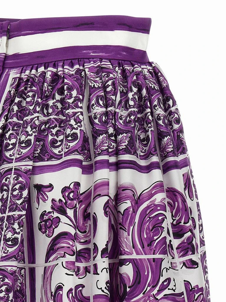 Dolce 
Gabbana Dolce 
Gabbana Maiolica Print Midi Skirt 4