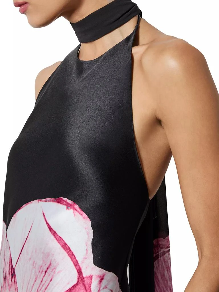 Alice + Olivia Montana Floral Scarf Cocktail Dress 6