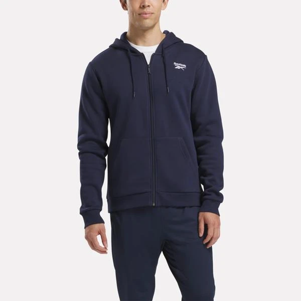 Reebok Reebok Identity Small Logo Fleece Full-Zip Hoodie 1