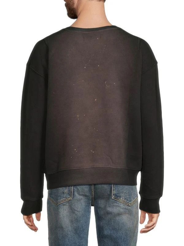 Purple Brand Logo Graphic Sweatshirt 2