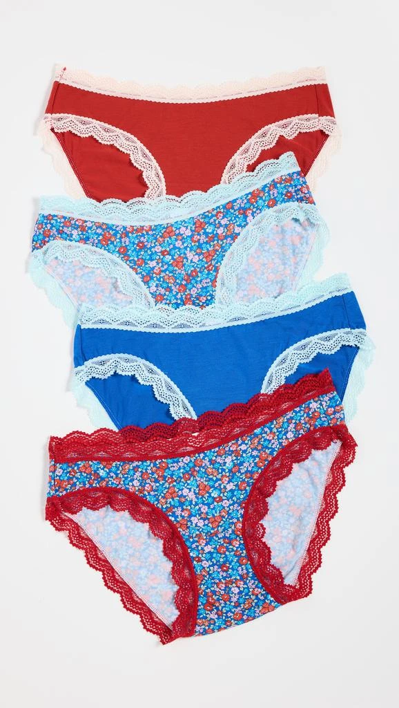 Stripe  Stare The Floral Meadow Knickers 4 Pack 1