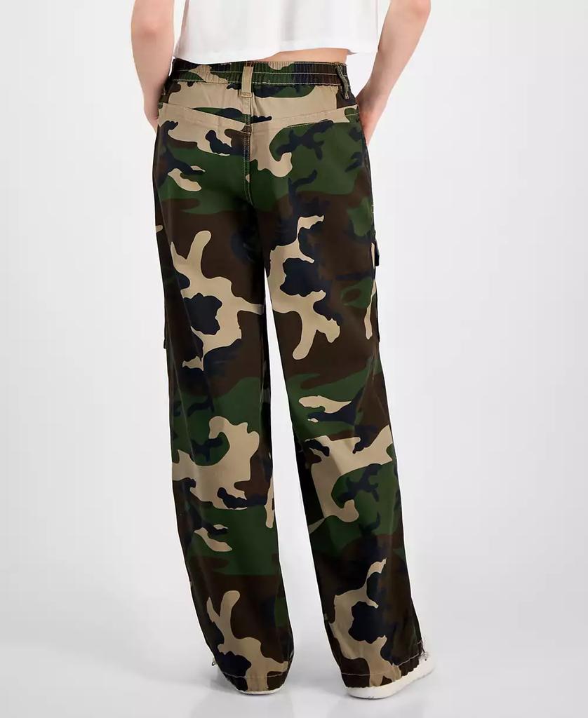 パンツ RADIANT parachute camouflage cargo pants Womens Fashion Women Camo Cargo Pants Y2K High Waist Baggy