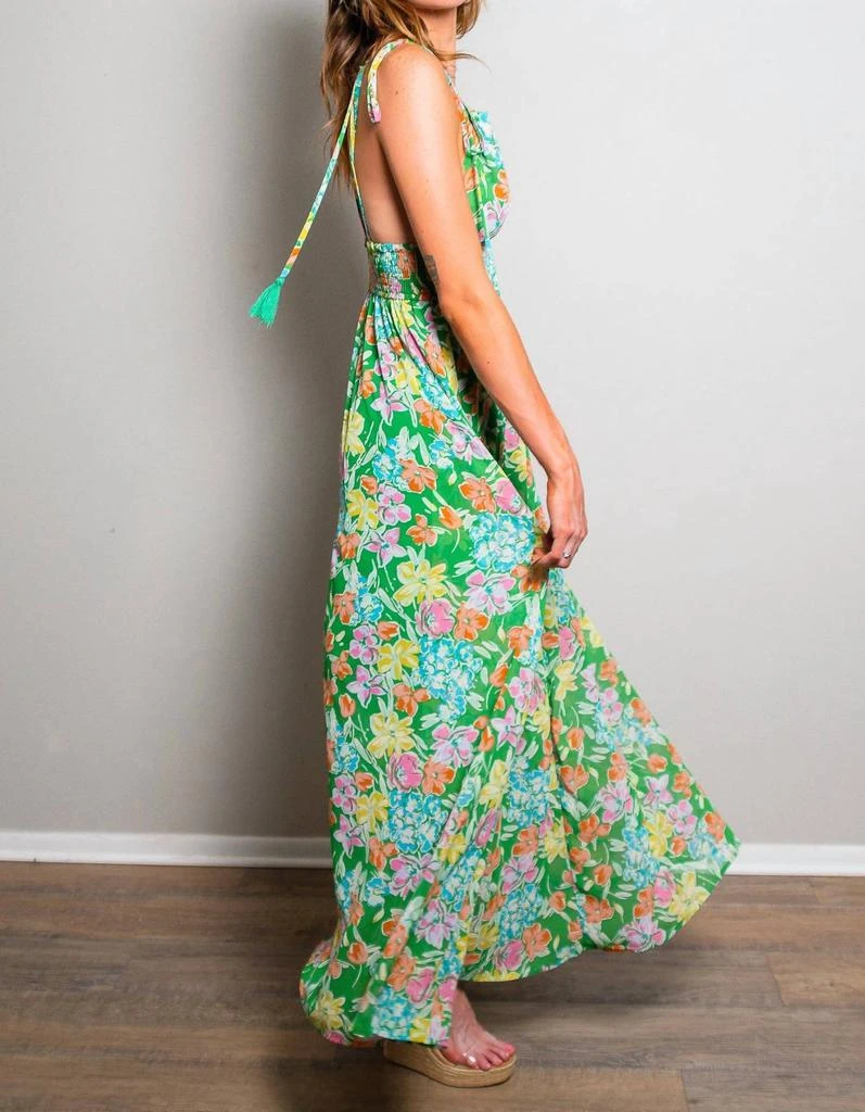 green maxi dress with pockets Gracie Maxi Dress | Jade Green Maxi with Bow Straps
