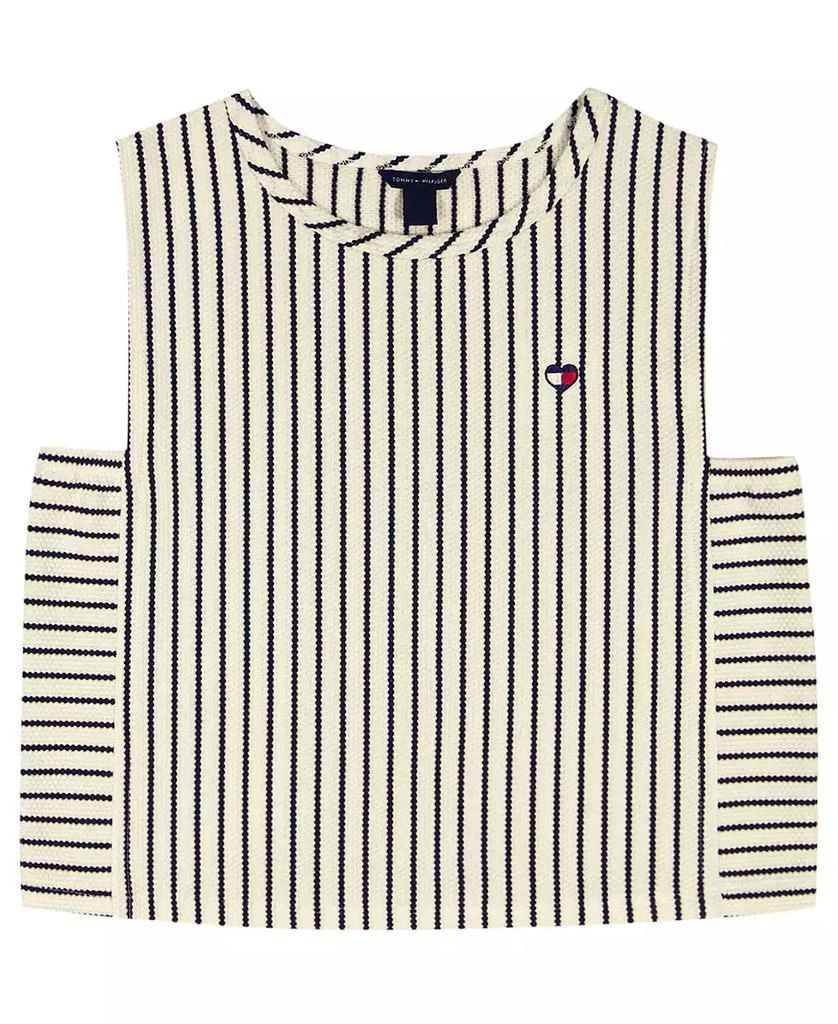 Tommy Hilfiger Girls' 7-16 Popcorn Knit Top