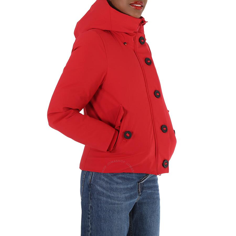 Save The Duck Ladies Flame Red Shanon Padded Jacket