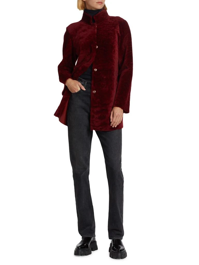 Maximilian Maximilian Reversible Shearling Lamb Jacket 2