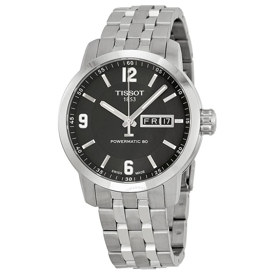 Tissot Powermatic 80 Black Dial Men's Watch T0554301105700 1
