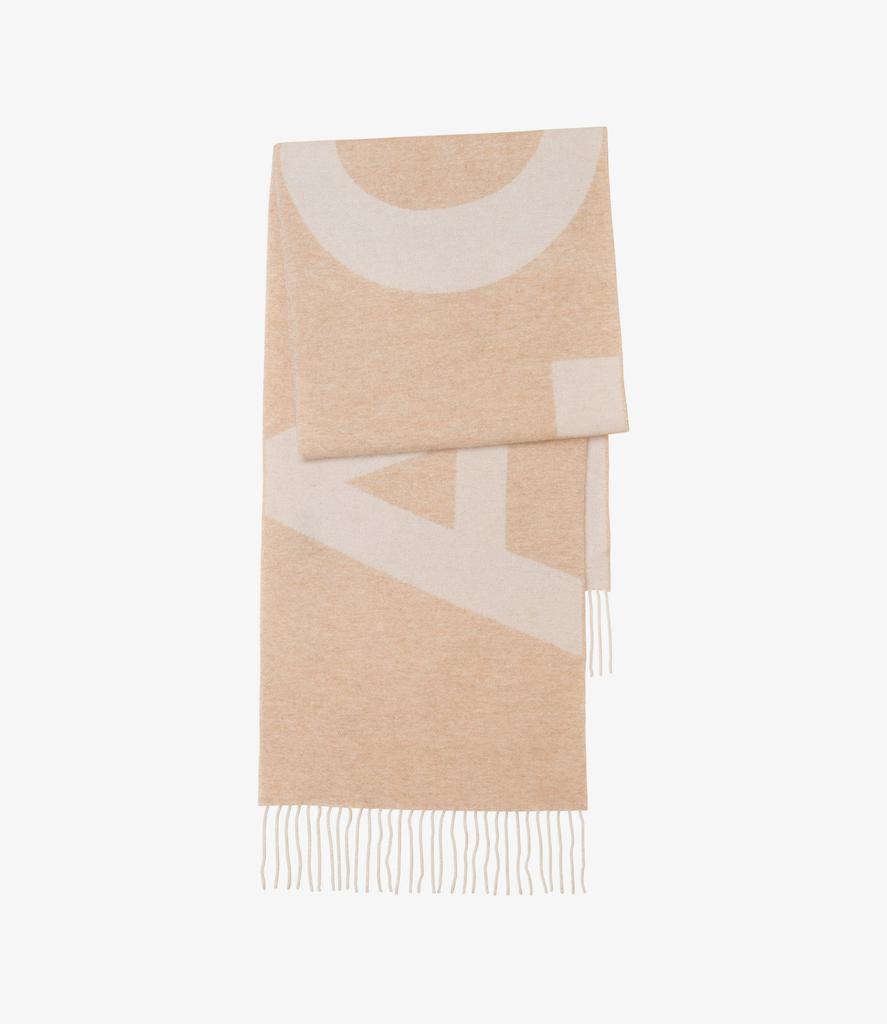 A.P.C. Dark grey wool blend Malo scarf - Scarves - BeyondStyle
